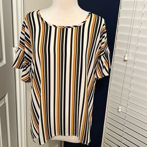 EUC Twenty Second Striped Top